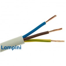  Καλώδιο Εύκαμπτο NYLHY H03VV-F 3x0,5mm² Λευκό